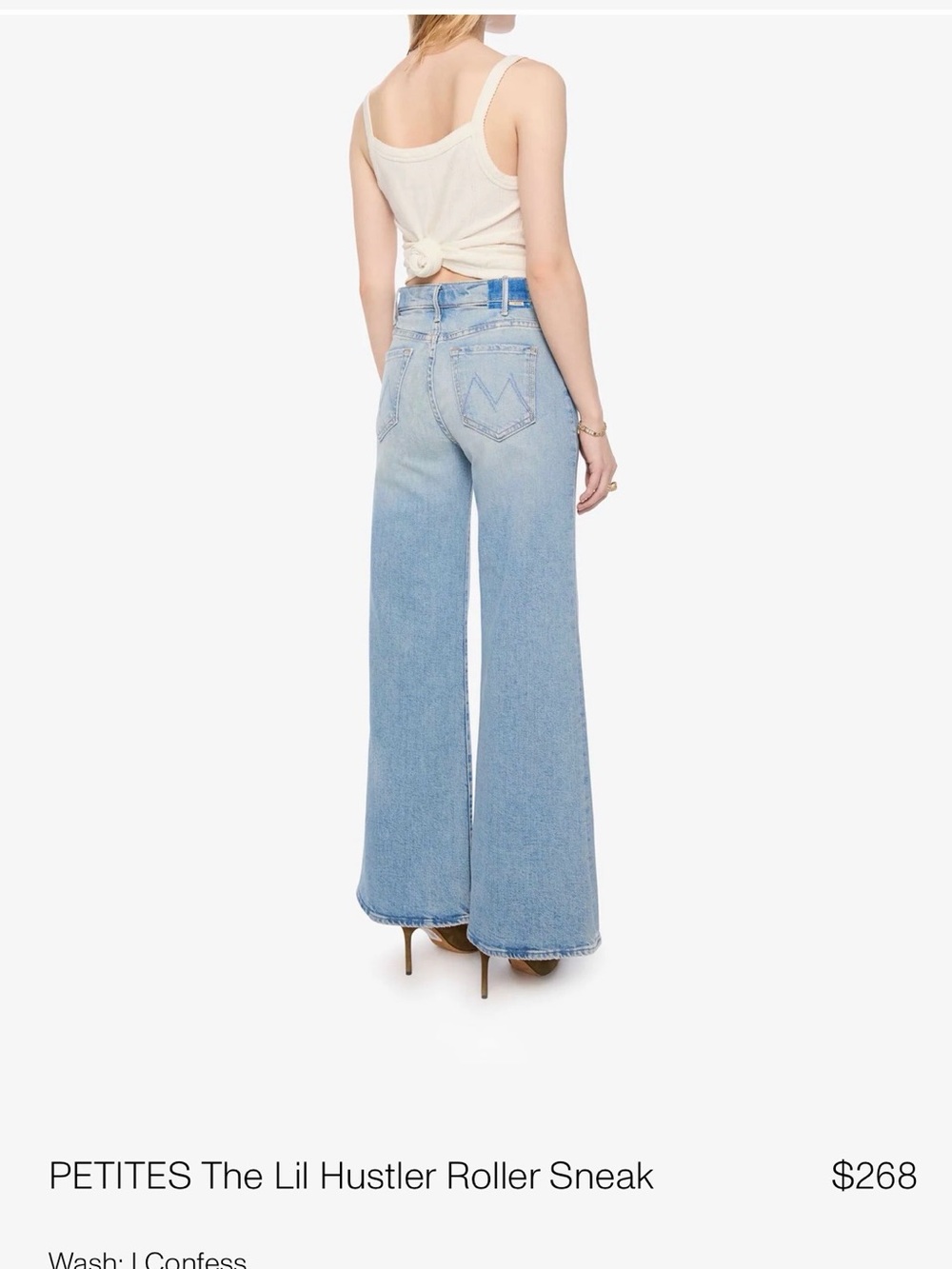 MOTHER Light Blue High-Rise Straight Jeans